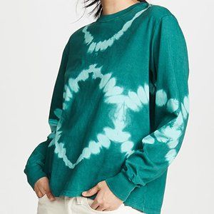Proenza Schouler Diamond Tie Dye Long Sleeve Shirt